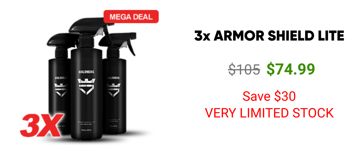 List of products:  3x ARMOR SHIELD LITE